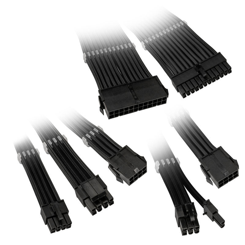 Kolink Core Adept Braided Cable Extension Kit Black