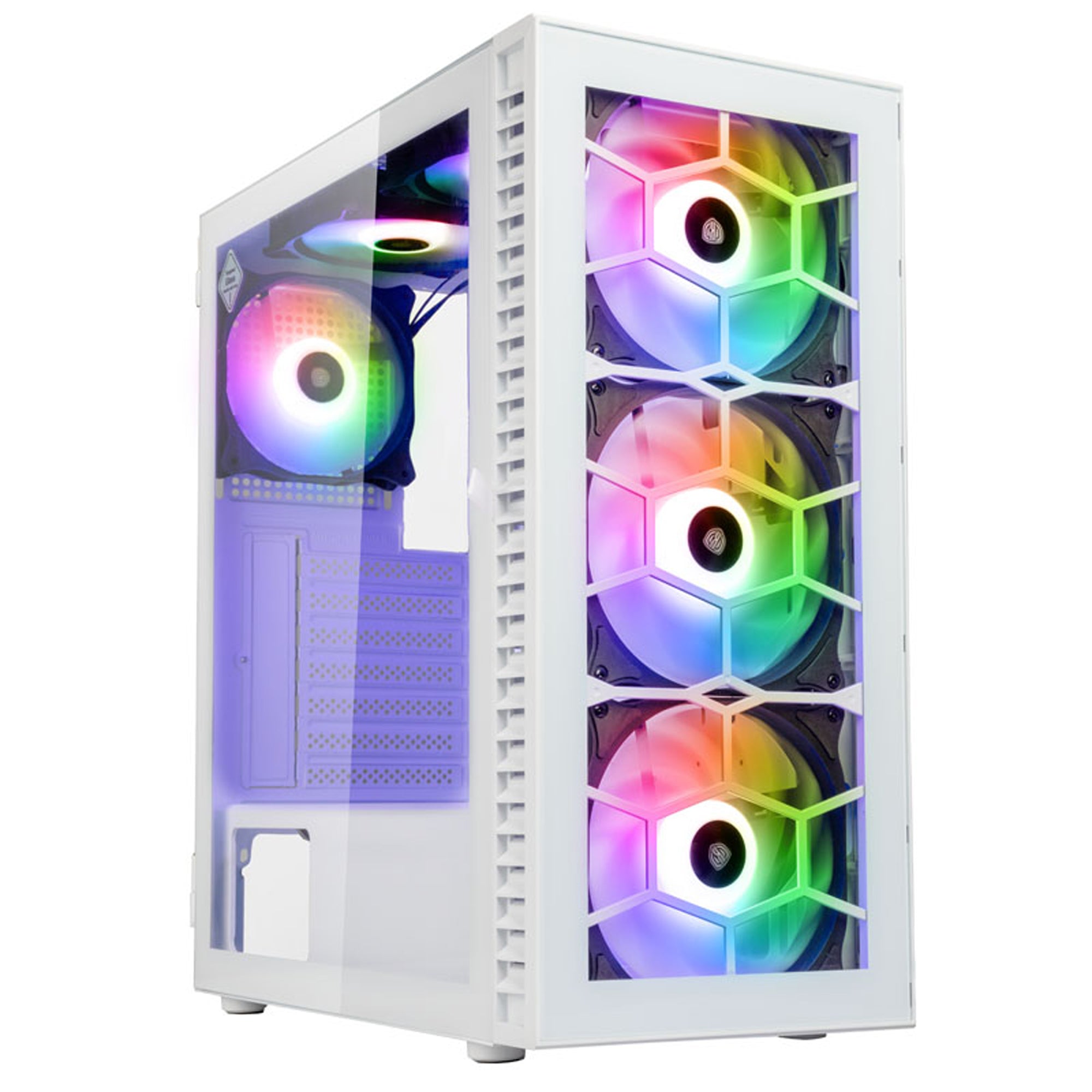 Kolink Observatory Hf Glass Argb Midi Tower Case White