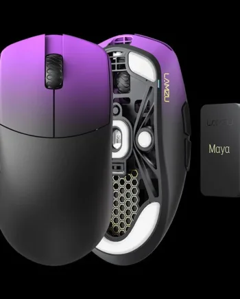 Lamzu Maya Champions Edition 8k Dongle  Optical Switch Purple Shadow  Small Size  Mus Geekd Dk