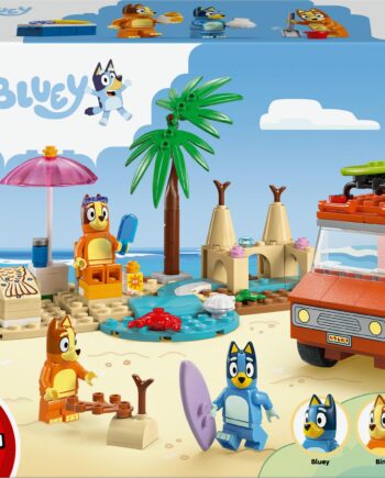 Lego Bluey   Blueyâ   Strand- Og Familiebiltur Geekd Dk