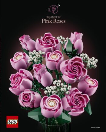 Lego 10374 Botanicals Pink Rose Bouquet Geekd Dk