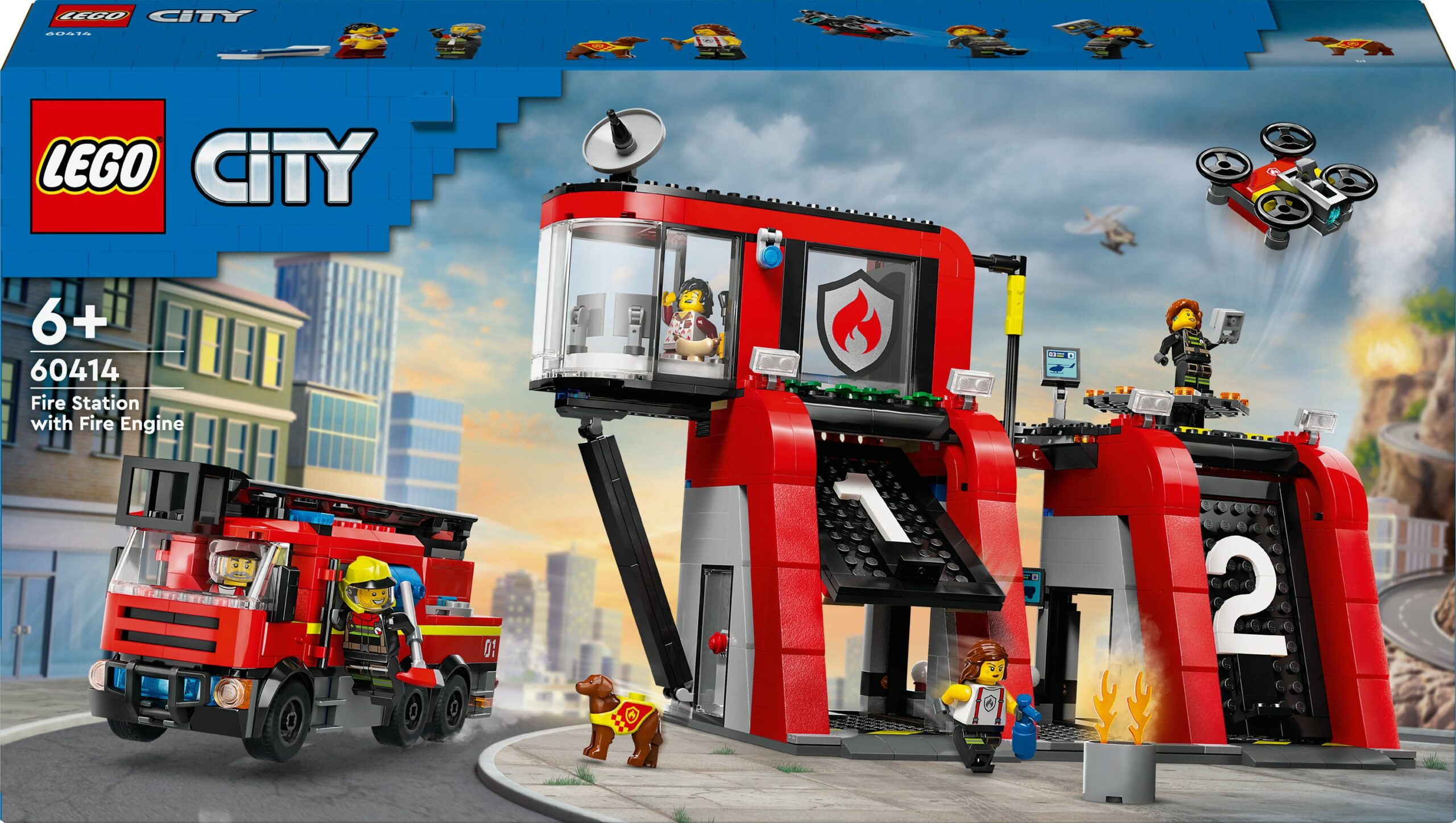 Lego 60414 City Brand Station Med Drejetårn Geekd Dk