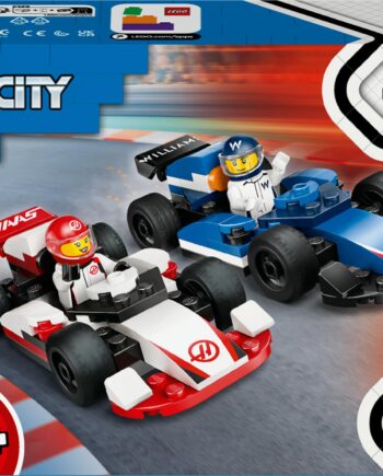 Lego 60464 City F1 Williams Racing And Haas F1 Racing Cars