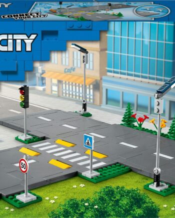 Lego City Intersection With Traffic Lights 60304