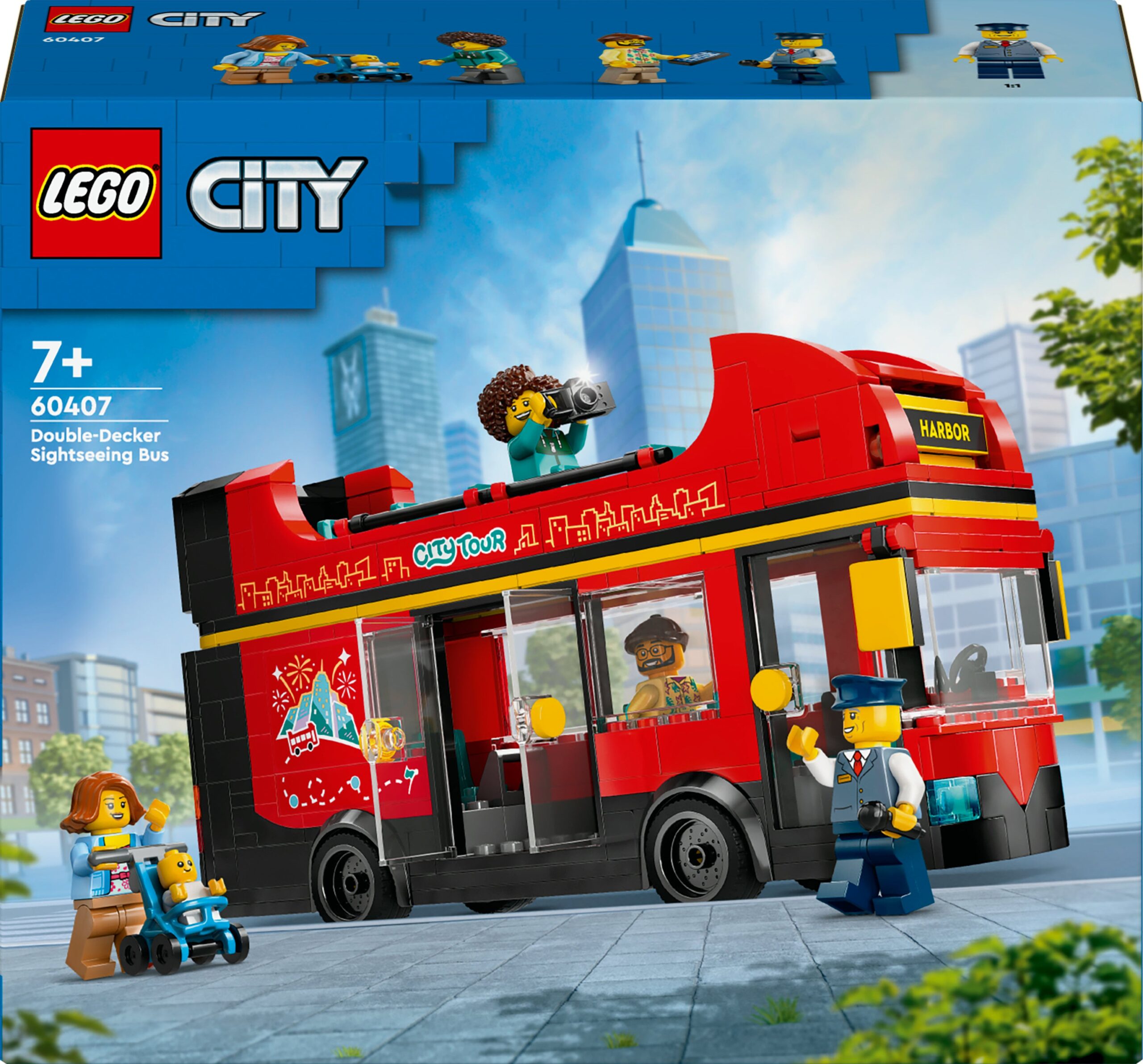 Lego City Red Dobbeltdækker Sightseeing Bus 60407 Geekd Dk