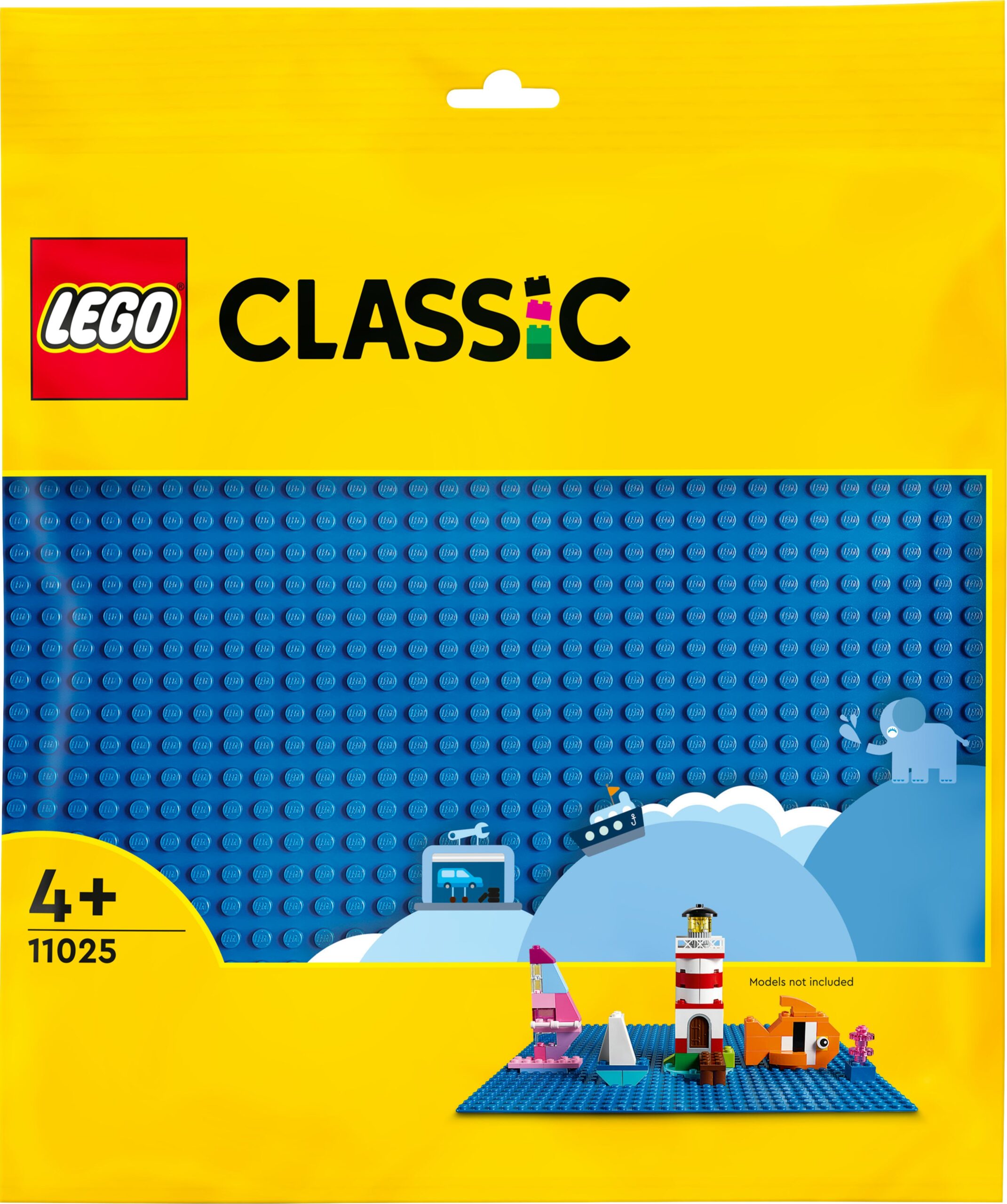 Lego Classic Blå Basisplade 11025