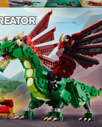 Lego 31161 Creator  -in-  Green Dragon Geekd Dk