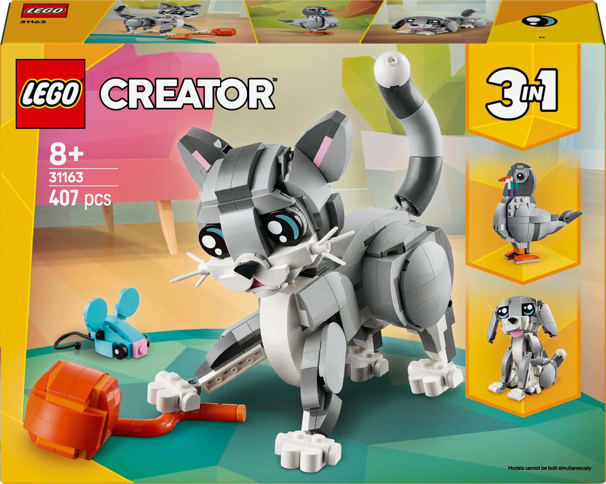 Lego 31163 Creator -in- Grey Cat Geekd Dk