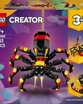 Lego 31159 Creator  -in-  Wild Animals: Surprise Spider Geekd Dk