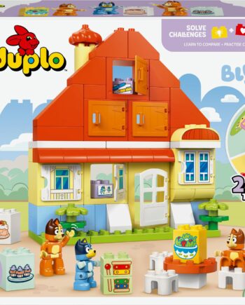 Lego Duplo Bluey   Blueys Familiehus Med Hukommelsesspil Geekd Dk