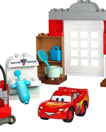 Lego 10456 Duplo Disney Mcqueen   Visit To Doc   Workshop