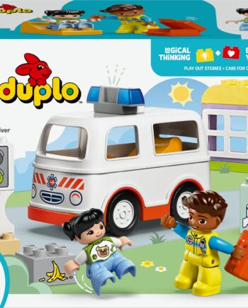 Lego 10447 Duplo Town Ambulance With Driver