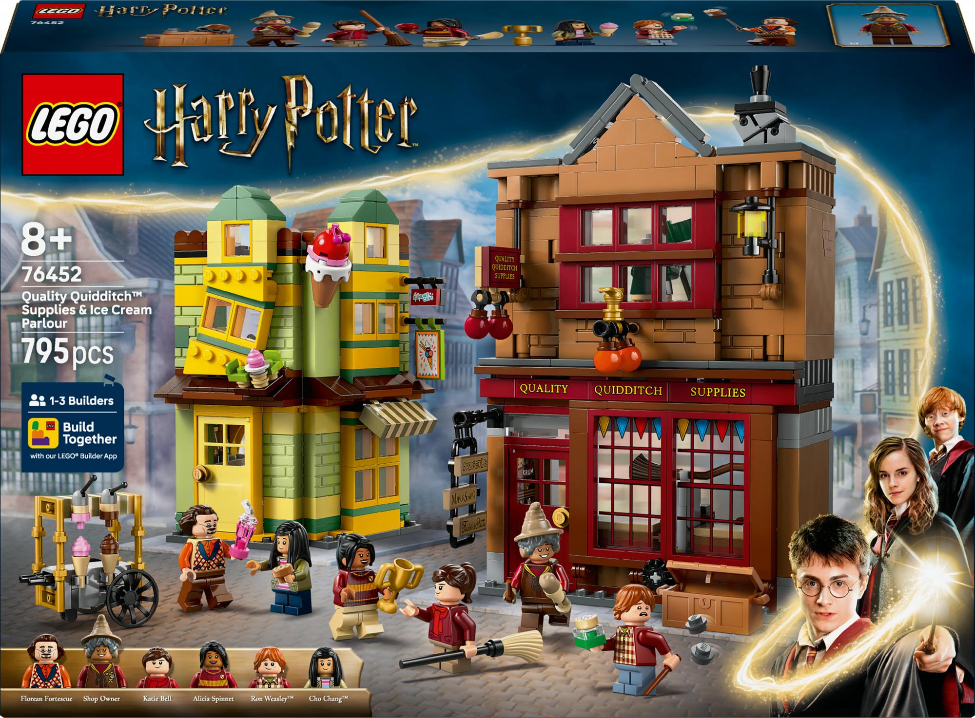 Lego 76452 Harry Potter Quality Quidditch And Fortescue Ice Cream Parlor