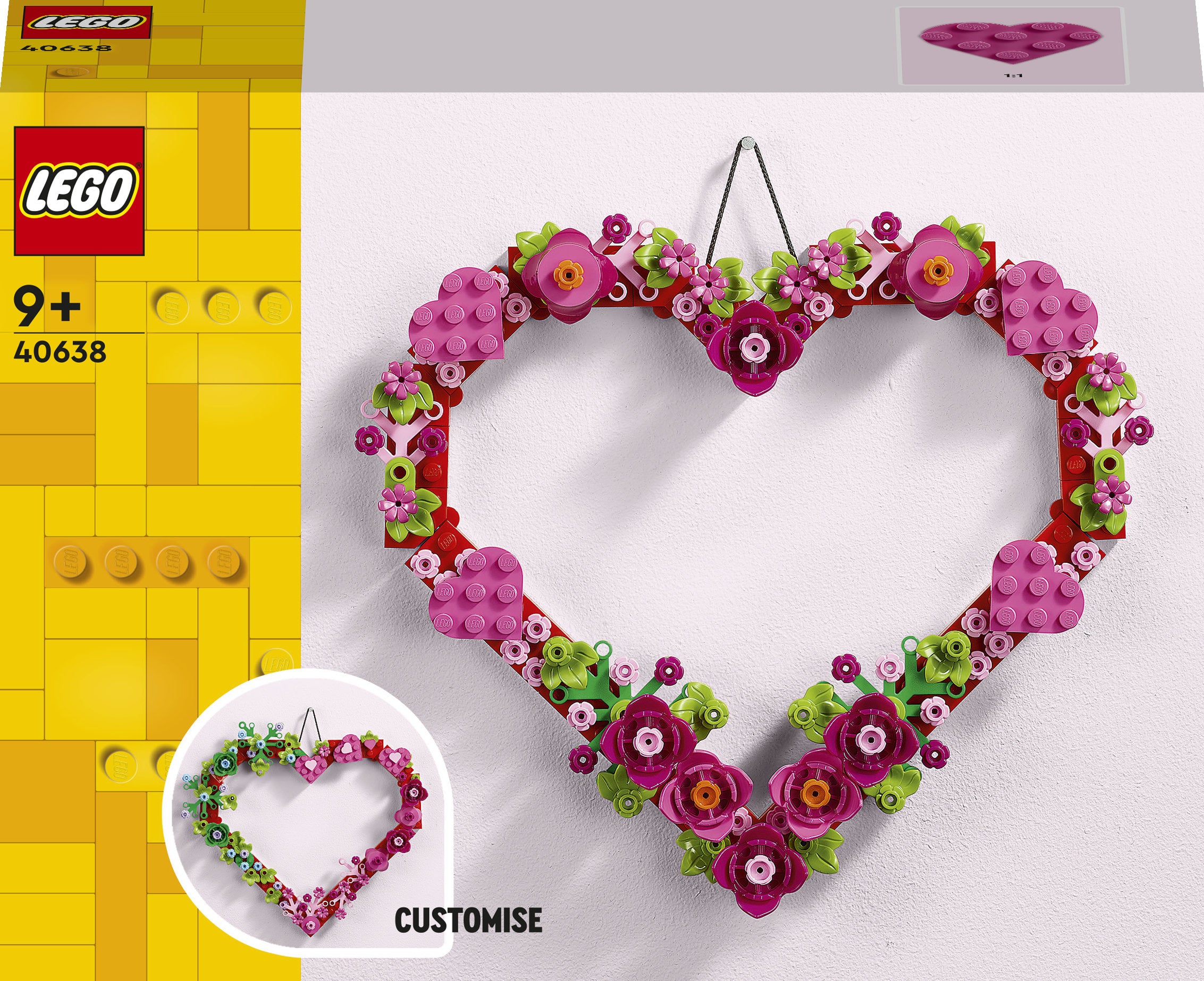Lego Hjertepynt 40638