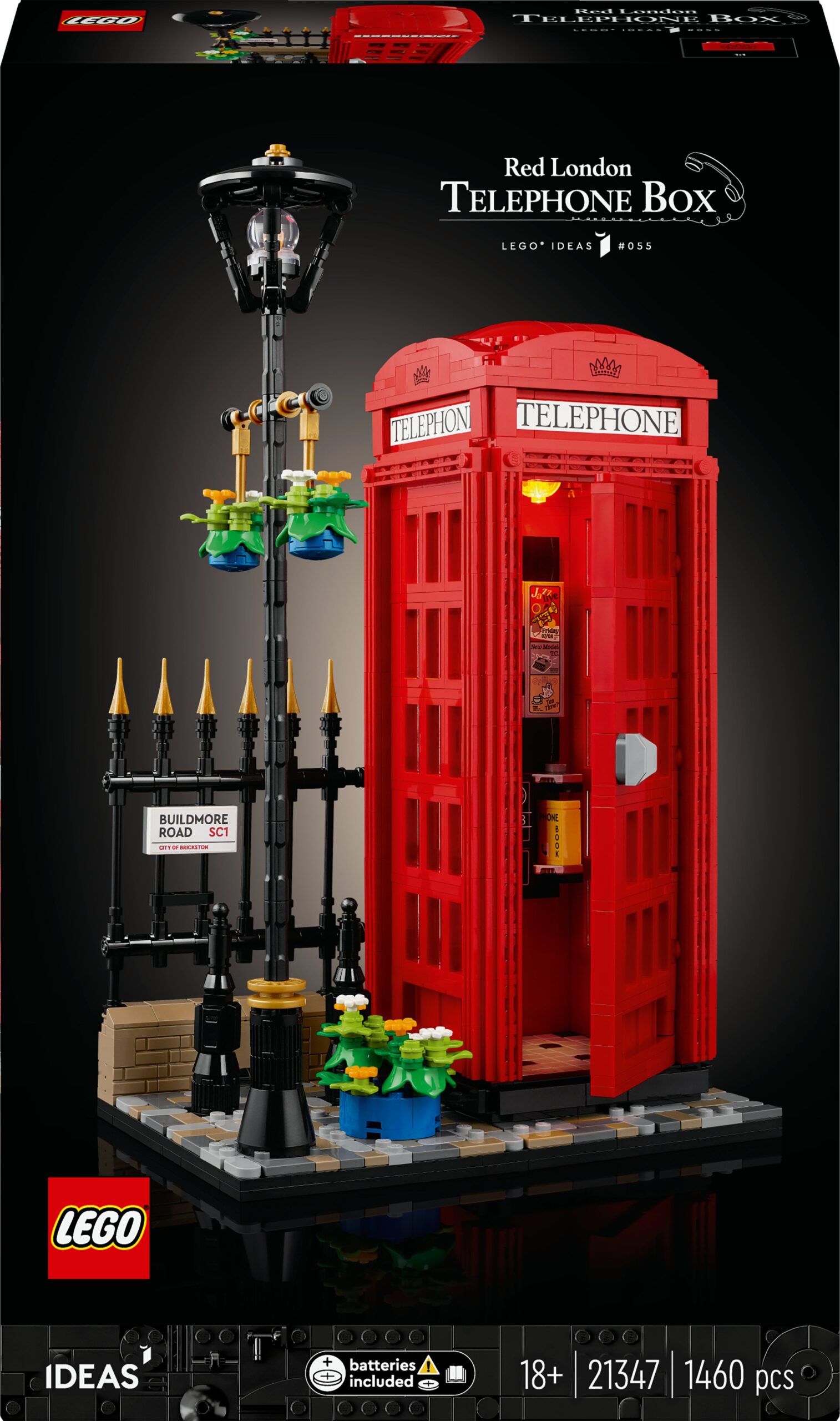 Lego 21347 Ideas Rød London Telefonboks Geekd Dk