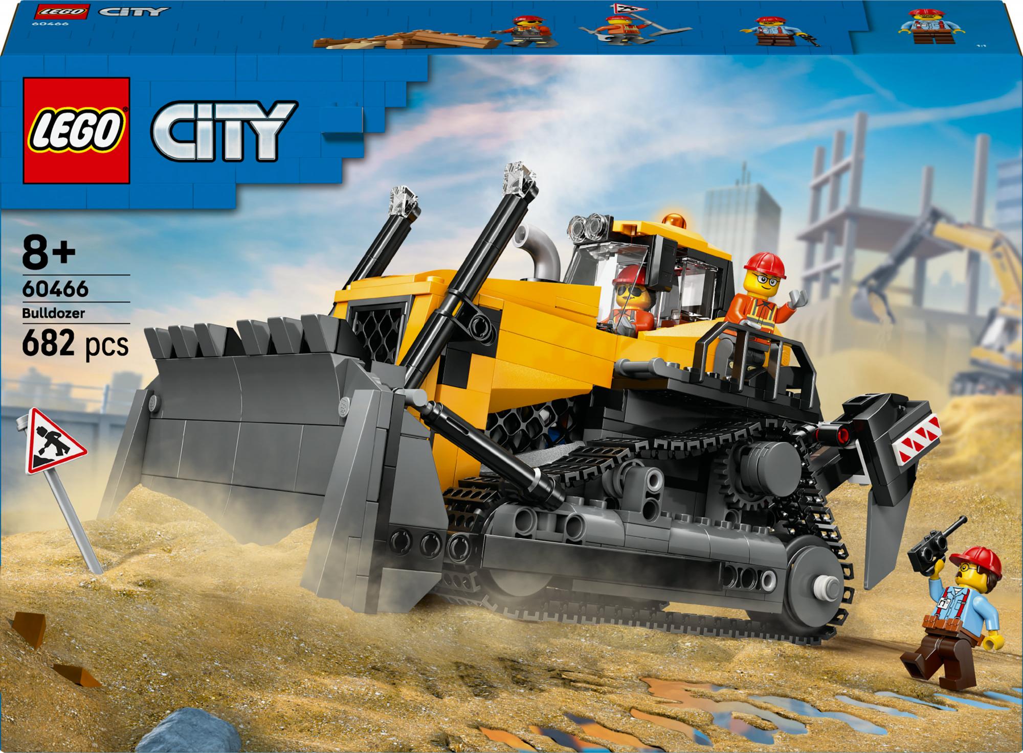Lego Lego City Yellow Bulldozer 60466