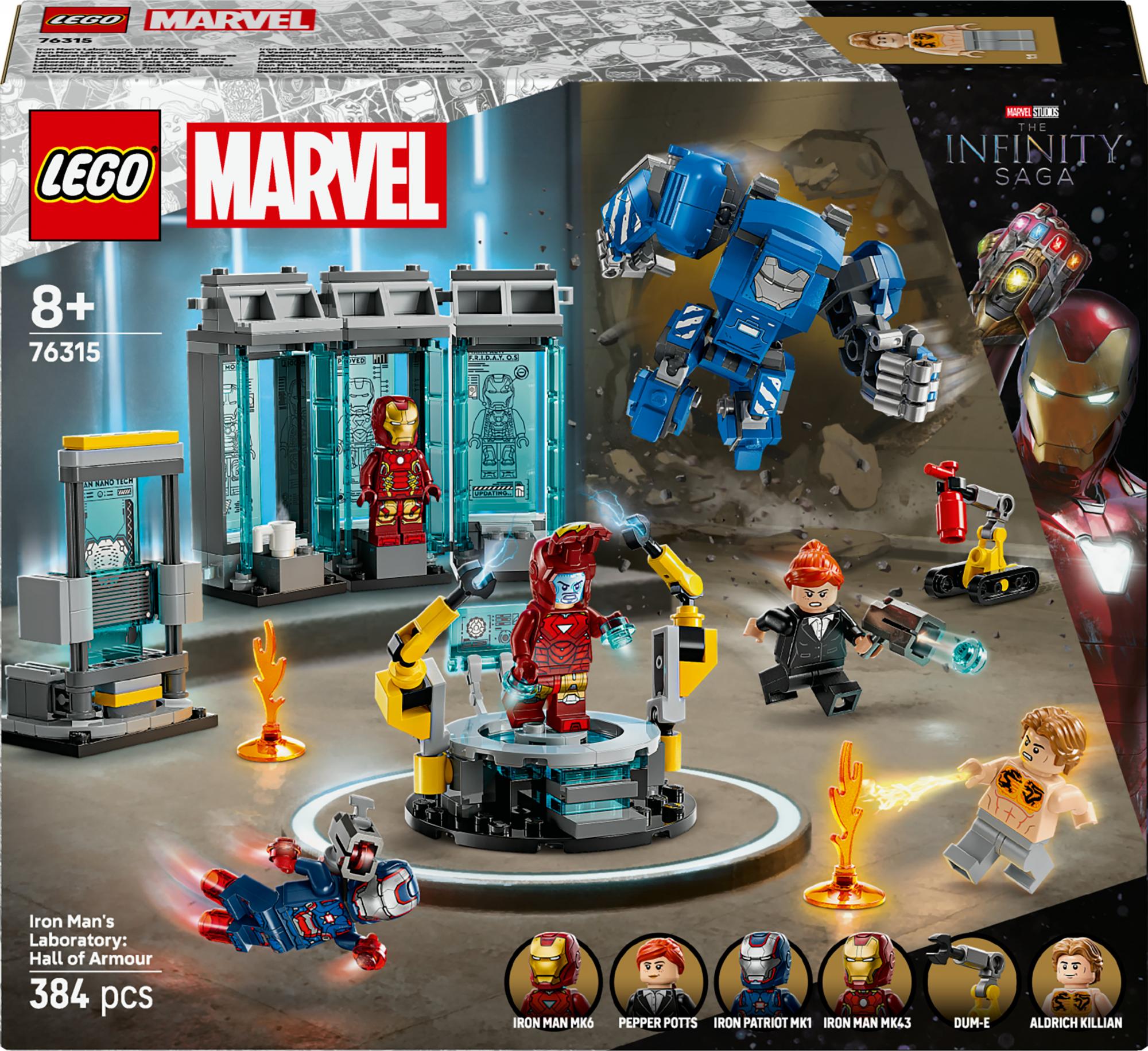 Lego 76315 Marvel Super Heroes Iron Man Apos Laboratory: Hall Of Armor Geekd Dk
