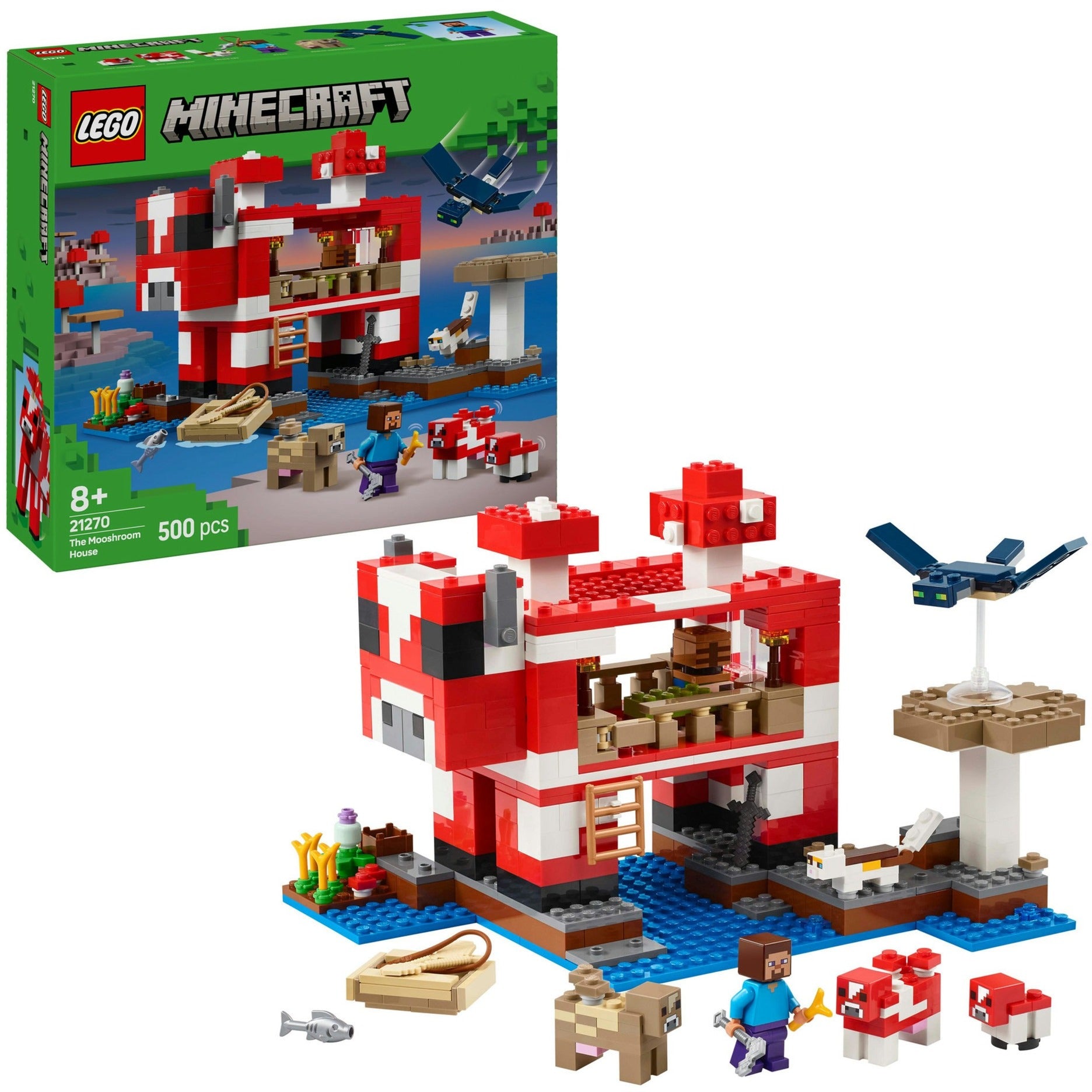 Lego 21270 Minecraft The Mushroom Cow House Geekd Dk