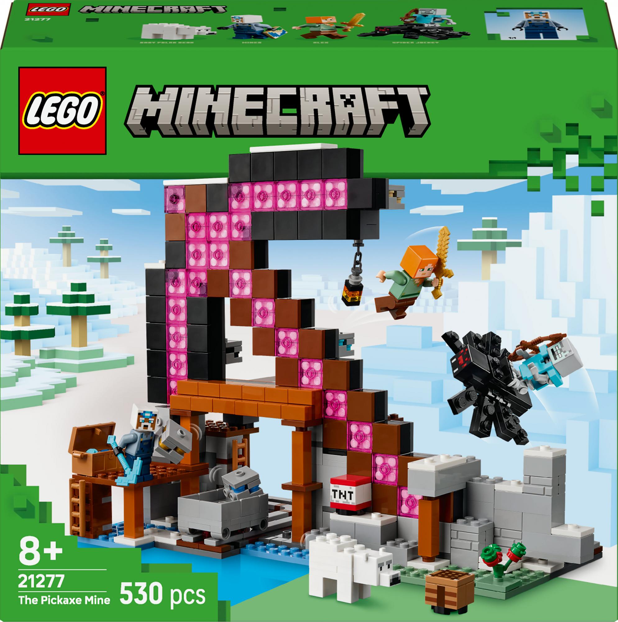 Lego Minecraft The Pickaxe Mine 21277