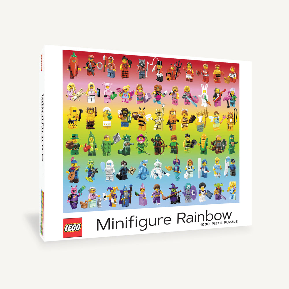 Lego Minifigur Regnbue Puslespil 1000 Geekd Dk