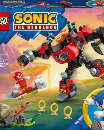 Lego Sonic Knuckles Vs  Dr  Eggman Egg Crusher Mech  77005  Geekd Dk