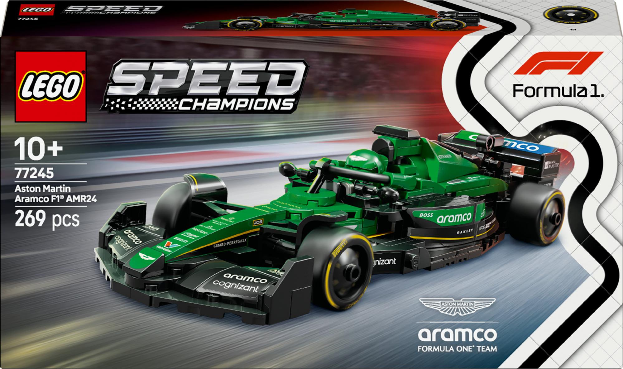 Lego 77245 Speed Champions Aston Martin Aramco F1 Amr24 Racing Car