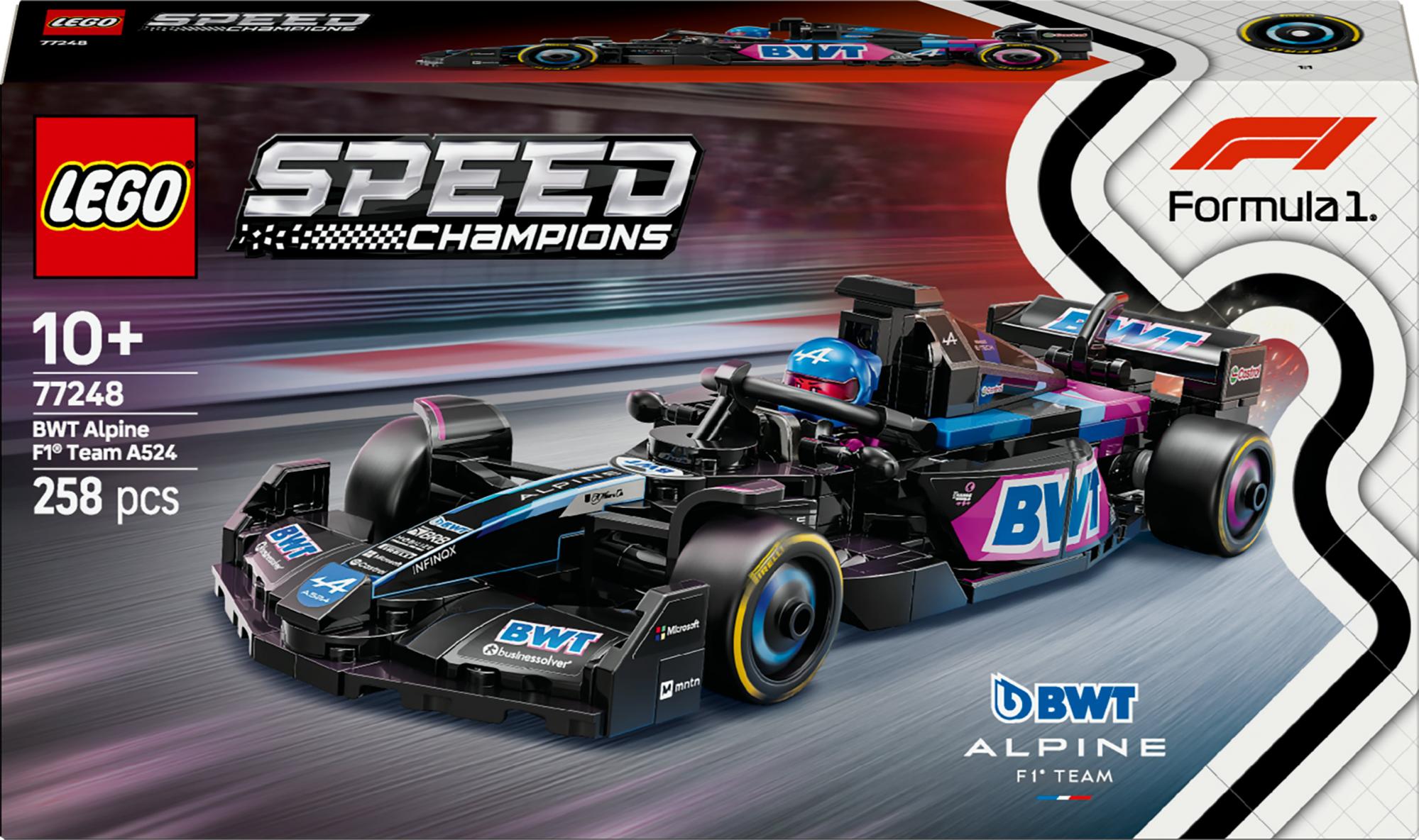 Lego 77248 Speed Champions Bwt Alpine F1 Team A524 Racing Car