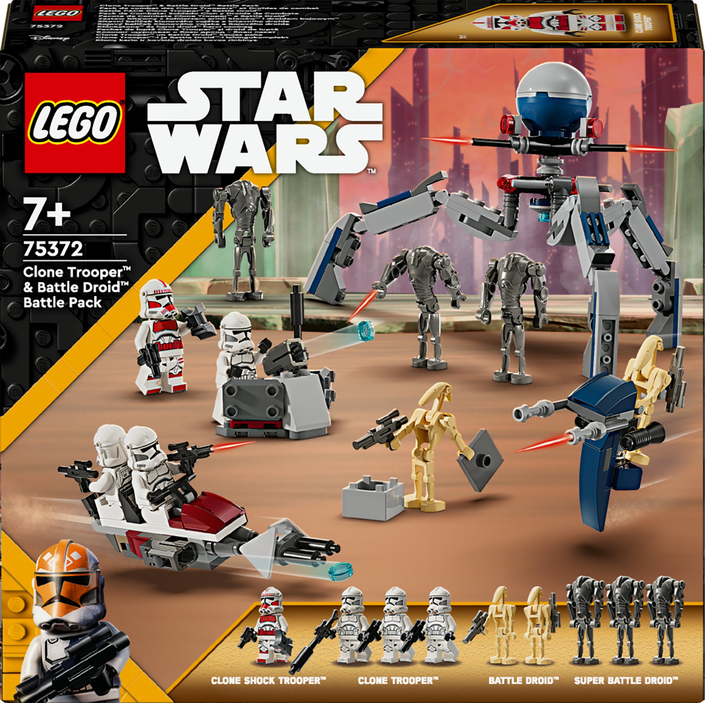Lego Star Wars Clone Trooperâ Battle Droidâ Battle Pa 75372