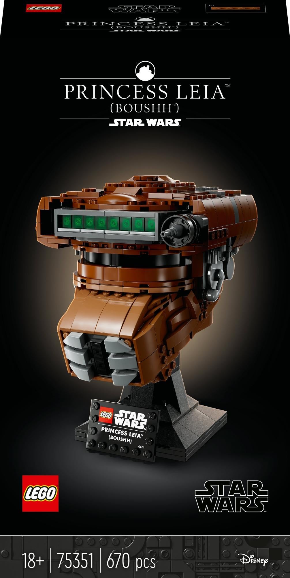 Lego 75351 Star Wars Princess Lea Boushh Helmet