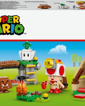 Lego Super Mario   Kaptajn Toads Lejr Geekd Dk