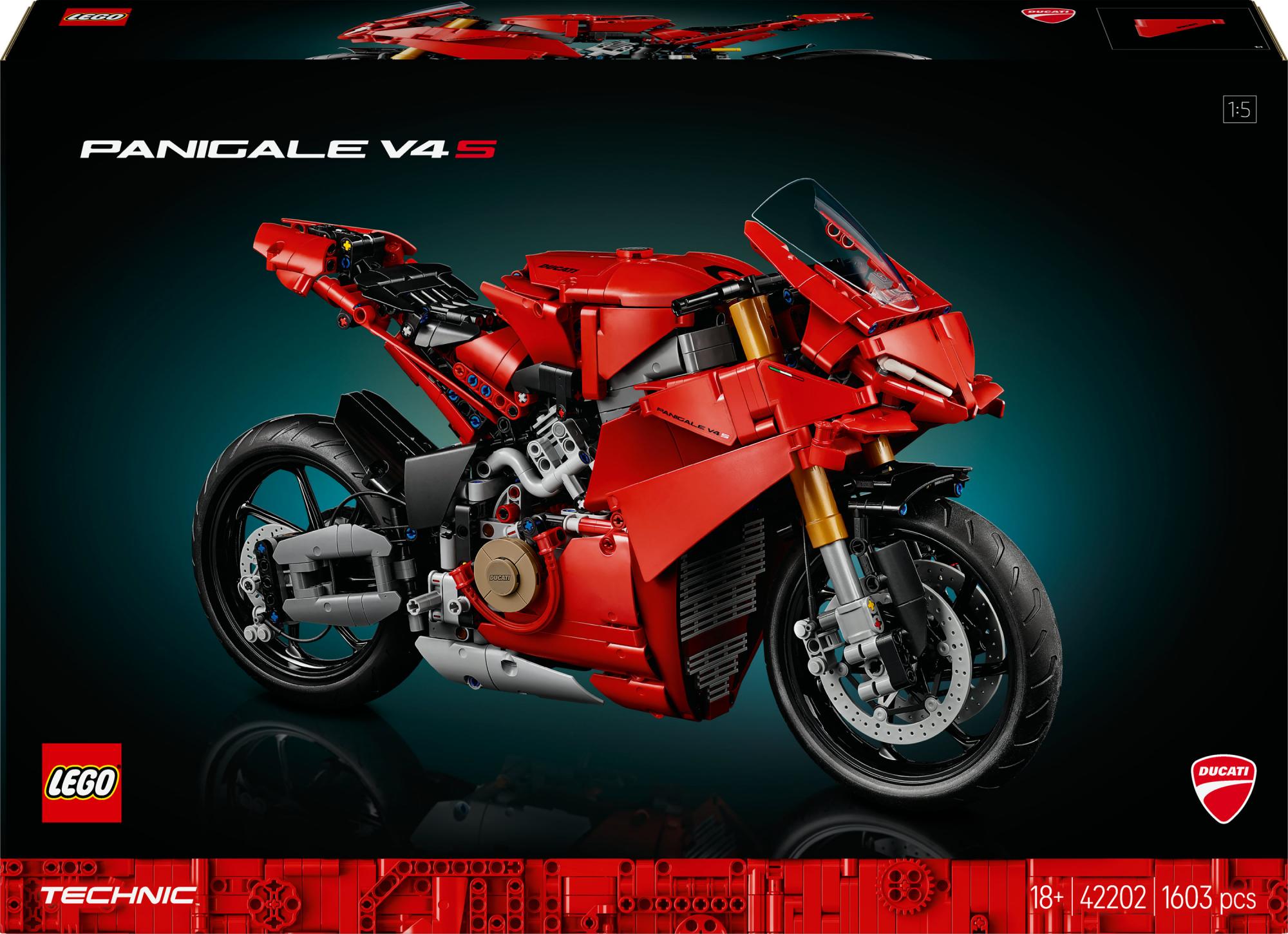 Lego 42202 Technic Ducati Panigale V4 Motorcycle