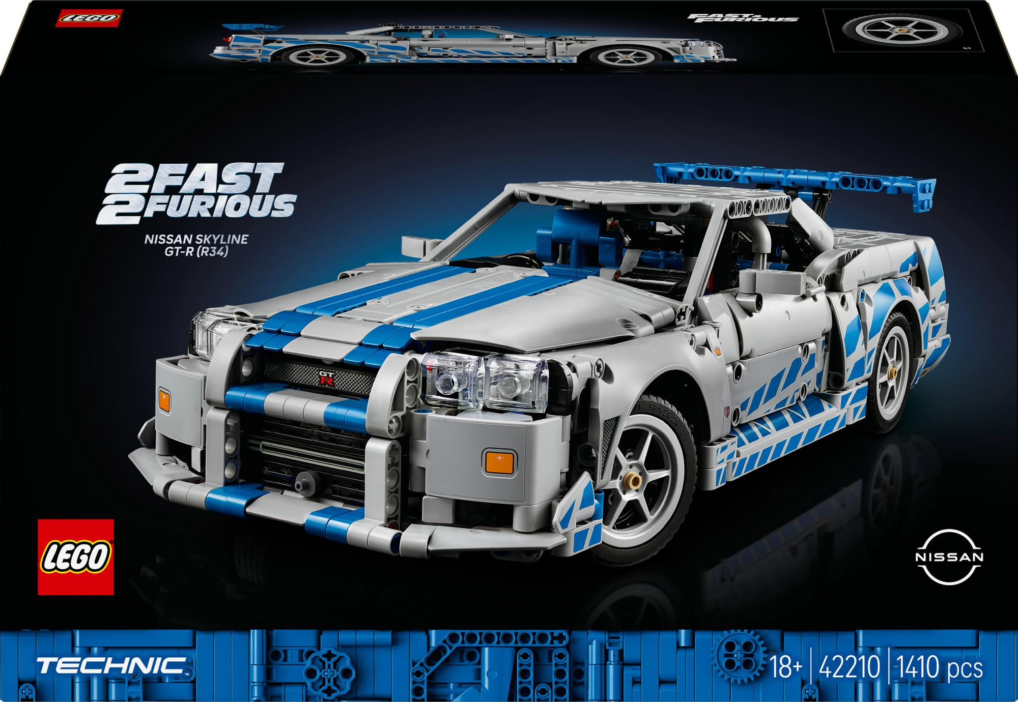 Lego 42210 Technic Fast Furious Nissan Skyline Gt- R34 Geekd Dk