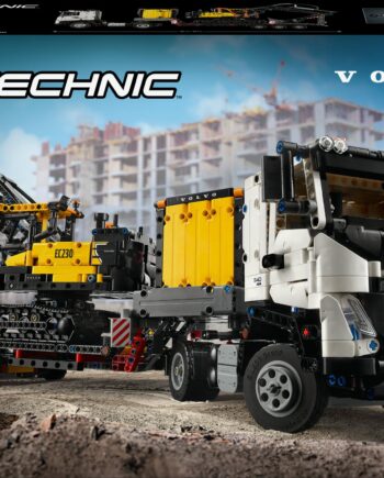 Lego 42175 Technic Volvo Fmx Truck With Ec230 Electric Crawler Excavator Geekd Dk