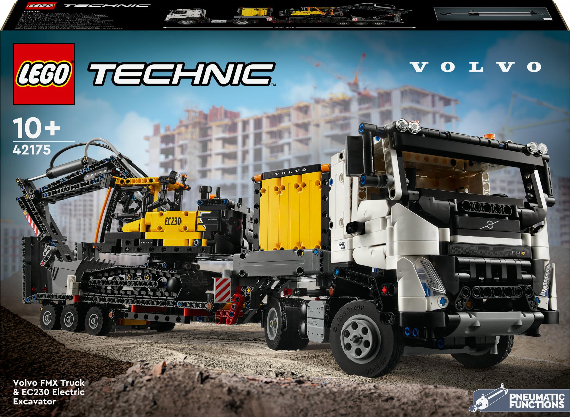 Lego 42175 Technic Volvo Fmx Truck With Ec230 Electric Crawler Excavator Geekd Dk