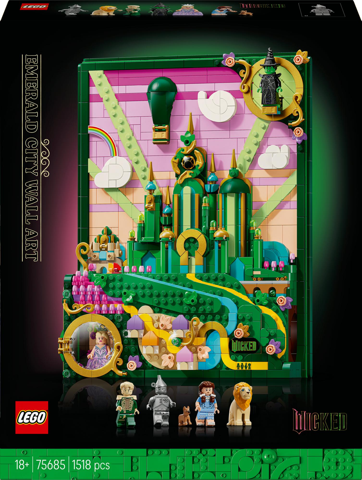 Lego Wicked Emerald City Wall Art 75685