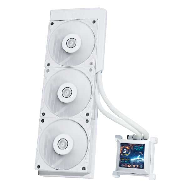 Lian Li Hydroshift Lcd 360s Hvid Kabinet Blæser Geekd Dk