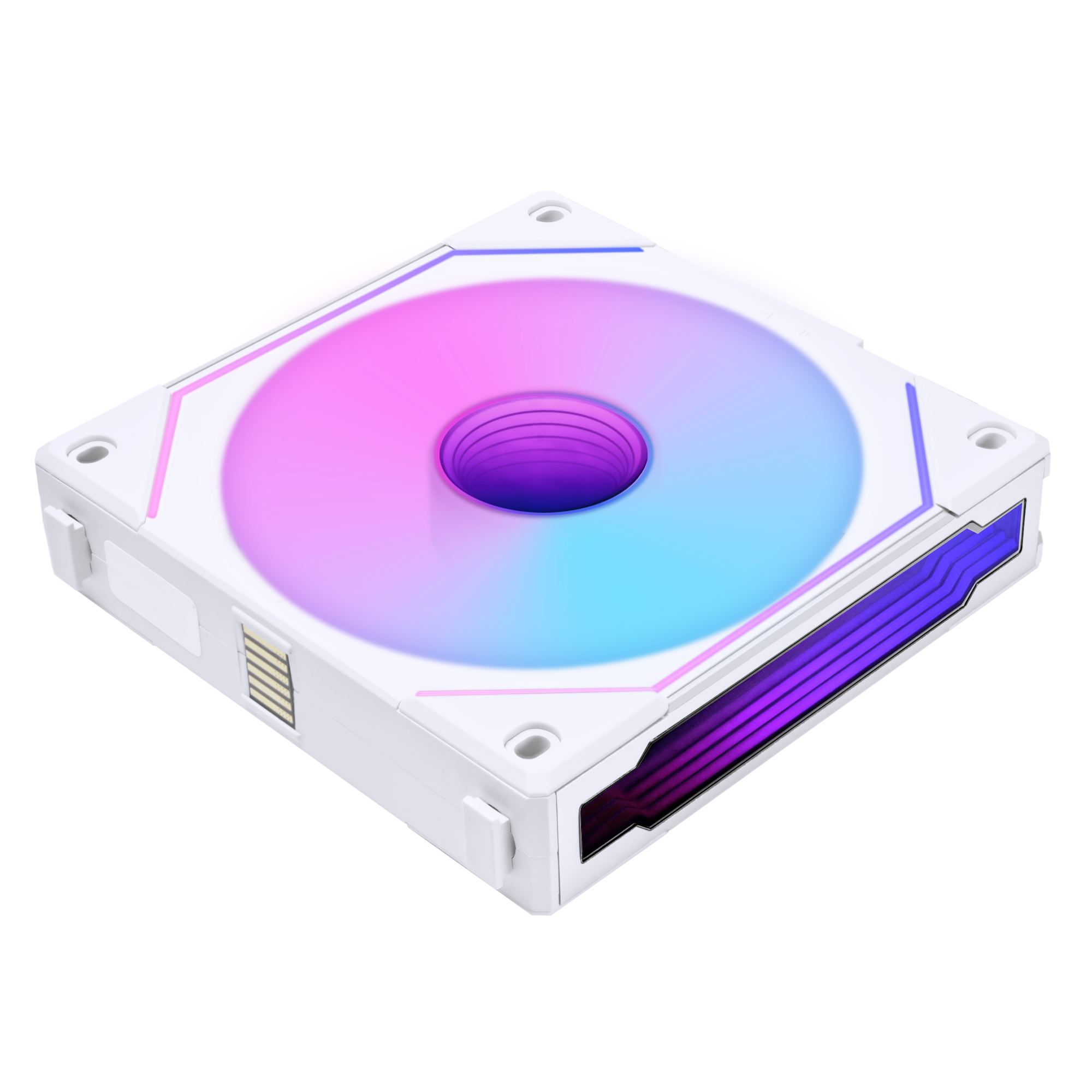 Lian Li Uni Fan Sl Inf Hvid Blæser 120mm Infinity Rgb Pwm Kabinet Blæser Geekd Dk