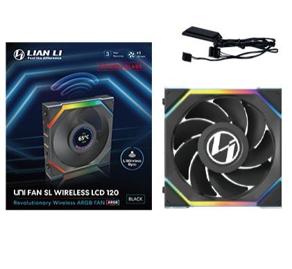 Lian Li Uni Fan Sl Wireless Lcd Reverse Sort 120mm