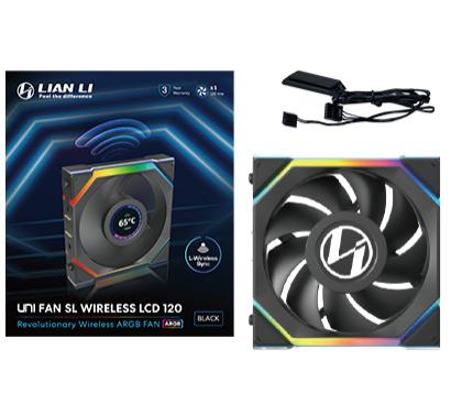Lian Li Uni Fan Sl Wireless Lcd Sort- 120mm