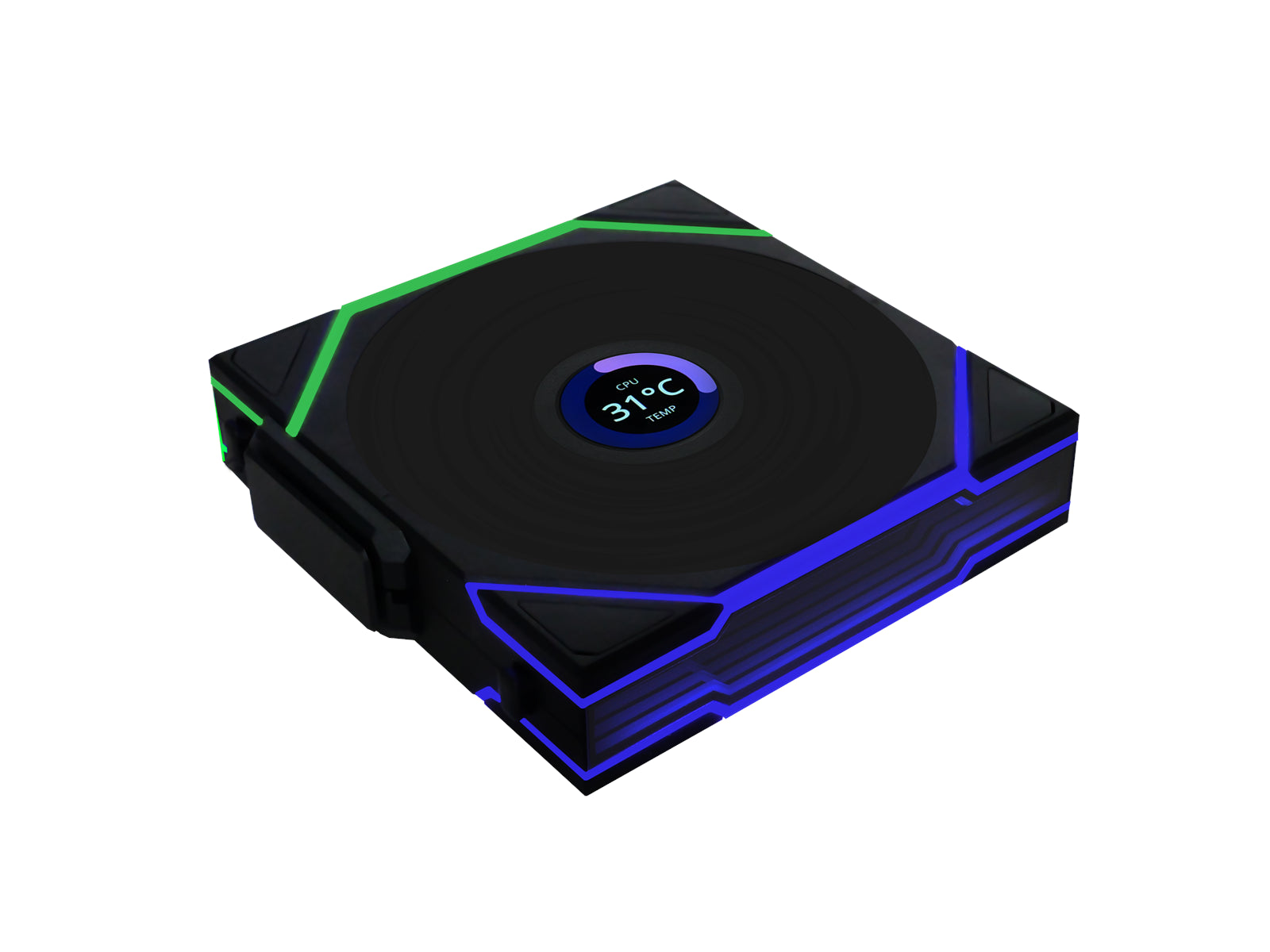 Lian Li Uni Fan Tl Wireless Lcd Sort 120 Kabinet Blæser Geekd Dk