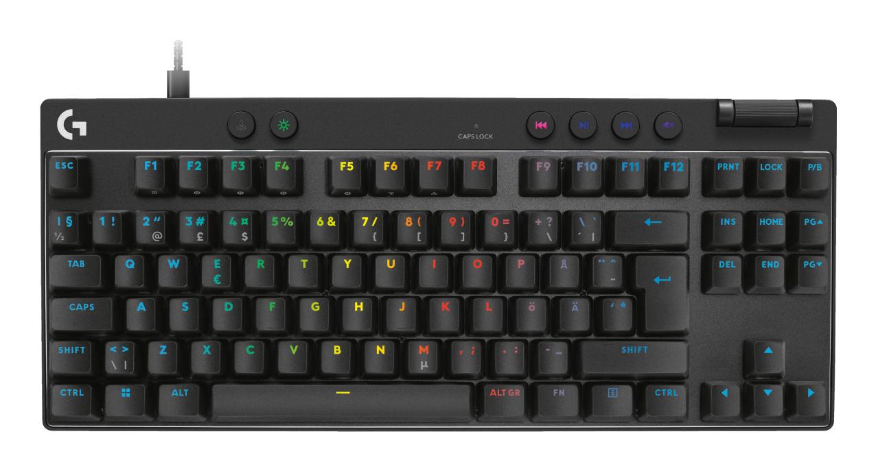 Logitech Pro Tkl Rapid Tenkeyless Gaming Keyboard Tastatur Geekd Dk