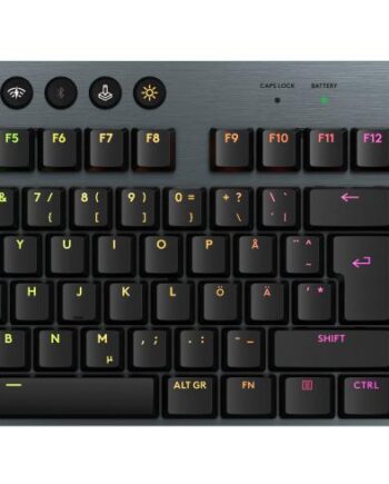 Logitech G915   Lightspeed Low-profile Wireless Gaming Keyboard Tastatur Geekd Dk