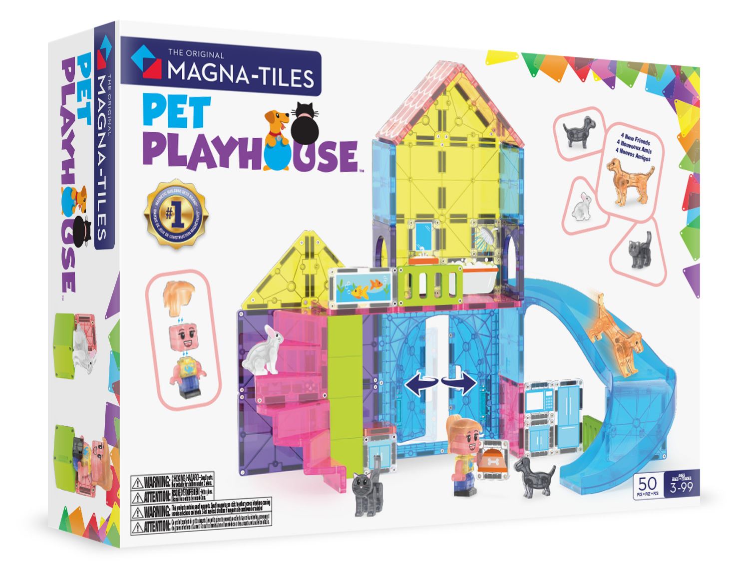 Magna-tiles Pet Playhouse Magnetisk Byggesæt Geekd Dk