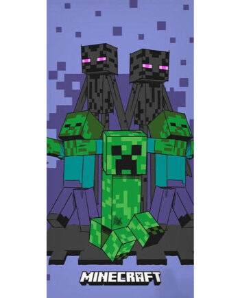 Minecraft Creeper Towel 70   140cm Håndklæde Geekd Dk