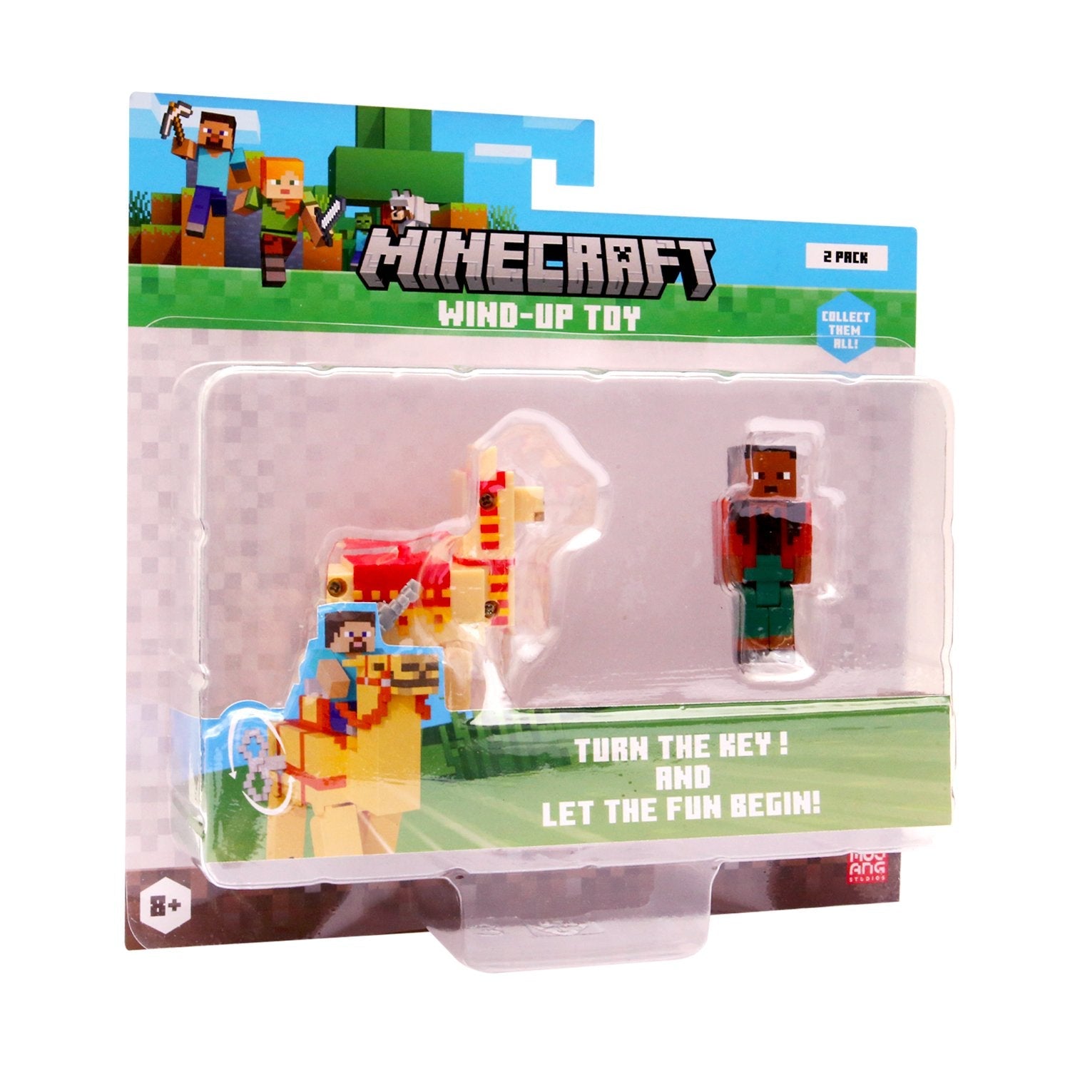 Minecraft 3d Wind-up Toy Alpaca Figur Geekd Dk