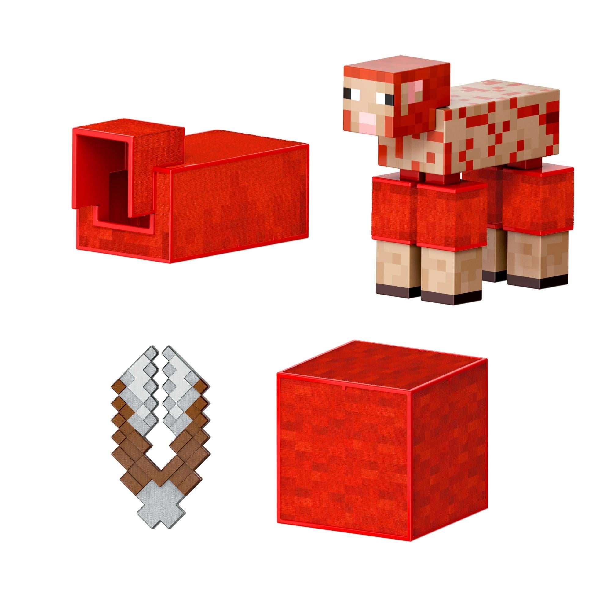 Minecraft Diamond Level Sheep Action Figure Accessories Jcv22