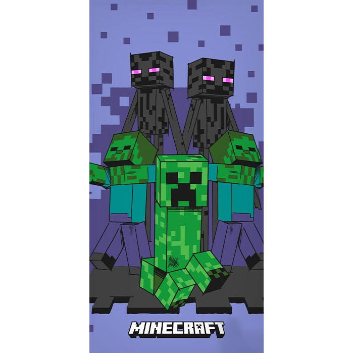 Minecraft Lilla Badehåndklæde 70x140cm