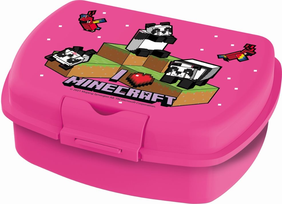 Minecraft Pink Urban Madkasse