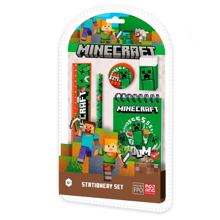 Minecraft Skrivesæt Boom