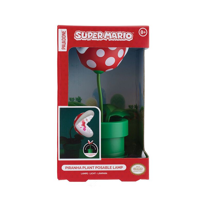 Mini Piranha Plant Posable Lampe Geekd Dk